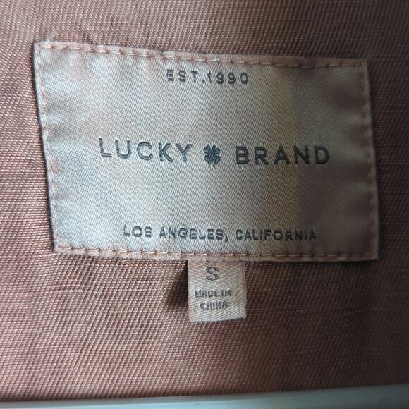 Utility Spring Anorak Jacket with Hoodie Size Small Blush Red - Picture 3 of 12